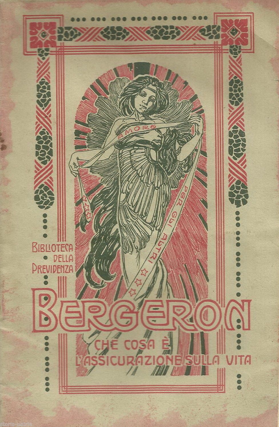 Assicurazione Sulla Vita: Bergeron, 1911, Venezia, Norsa