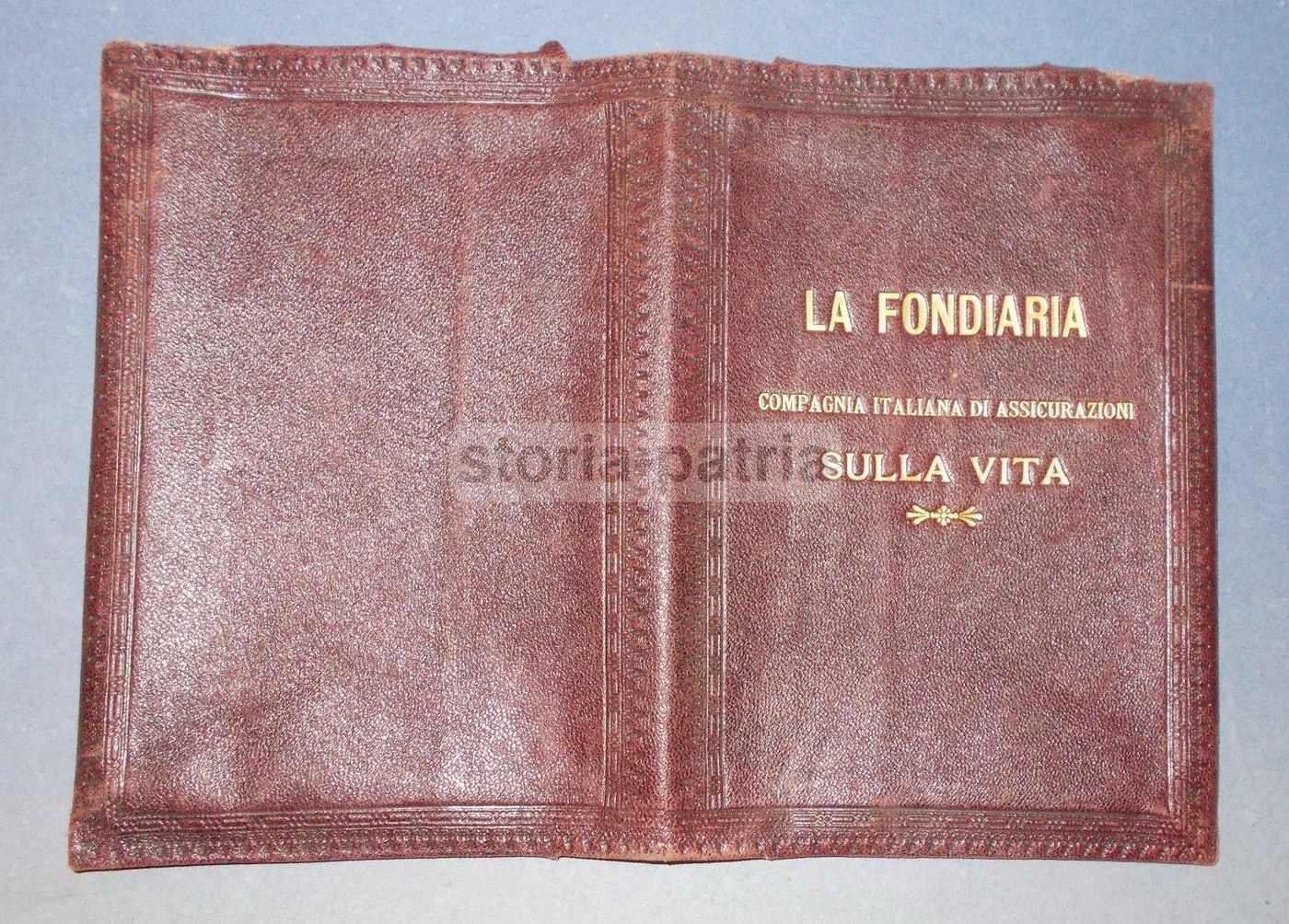 Astuccio Porta Polizze Vintage La Fondiaria Assicurazioni Vita