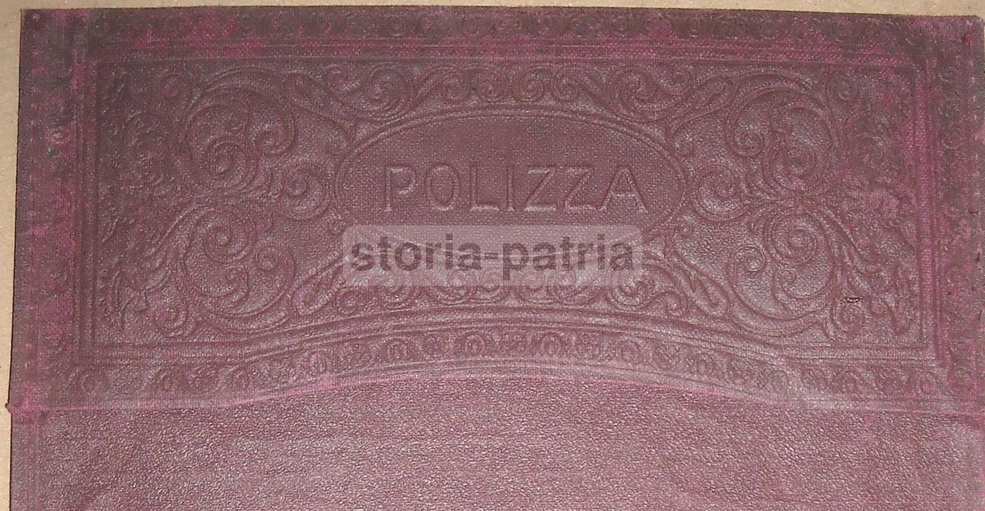 Astuccio Porta Polizze Vita Riunione Adriatica Sicurtà, Anni '20