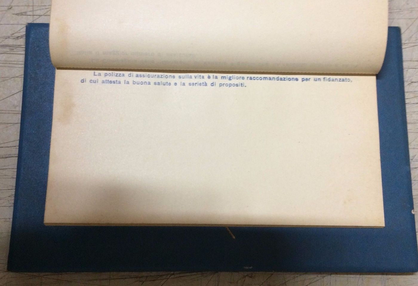 Block Notes Pubblicitario Assicurazioni Generali Venezia, Primo '900