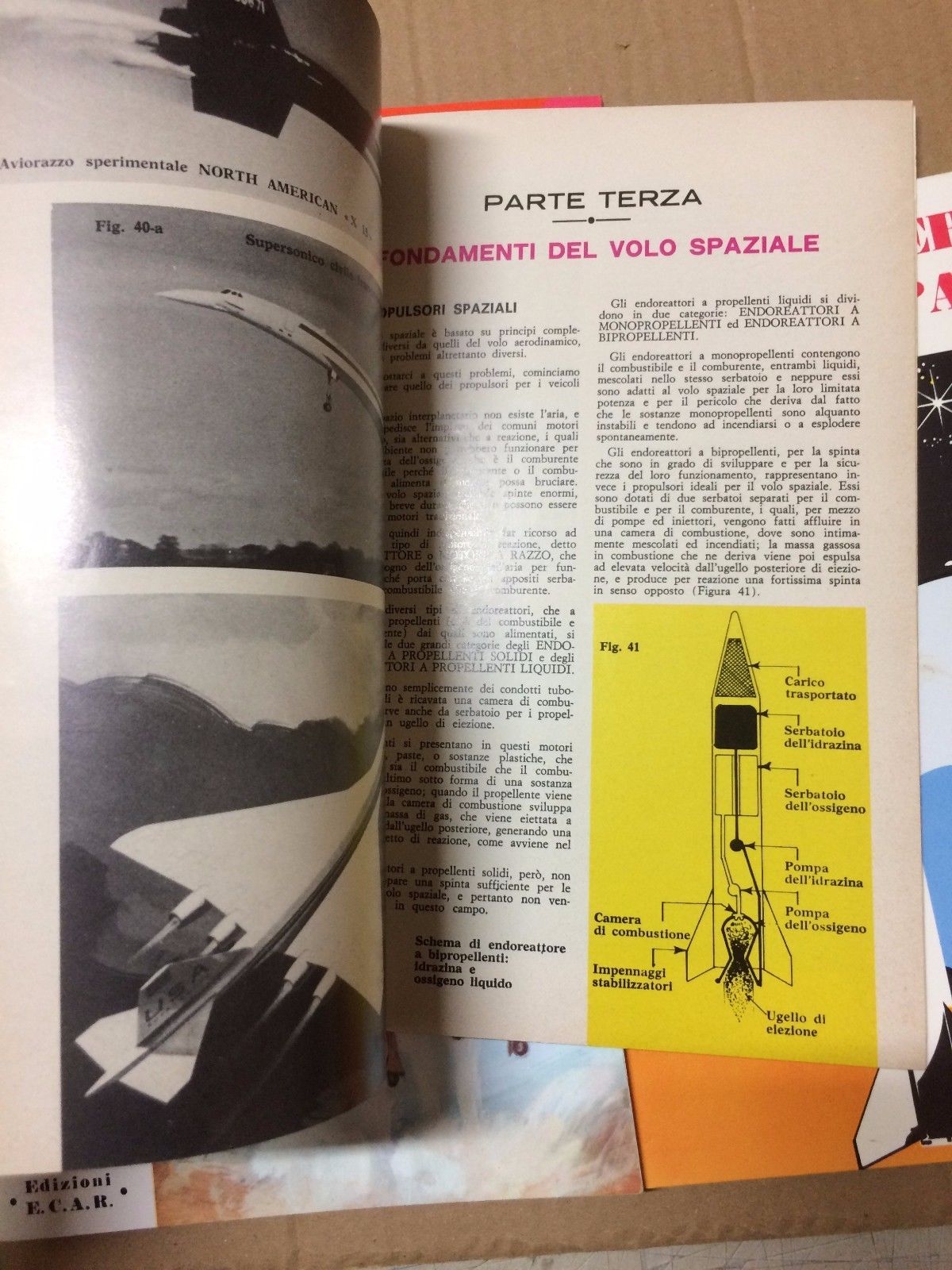 Astronautica, Aviazione, Astronomia: 4 Volumi Vintage Su Spazio E Missili