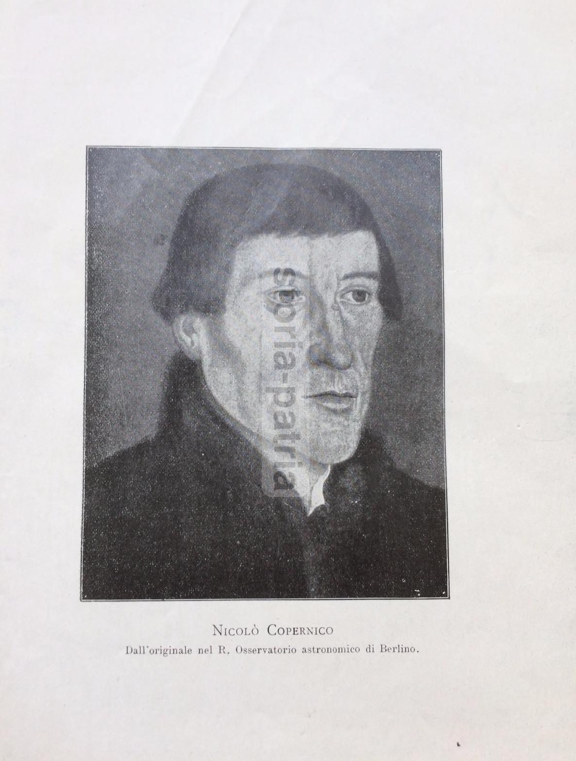Ritratto Di Nicolò Copernico, Stampa Antica Del 1907