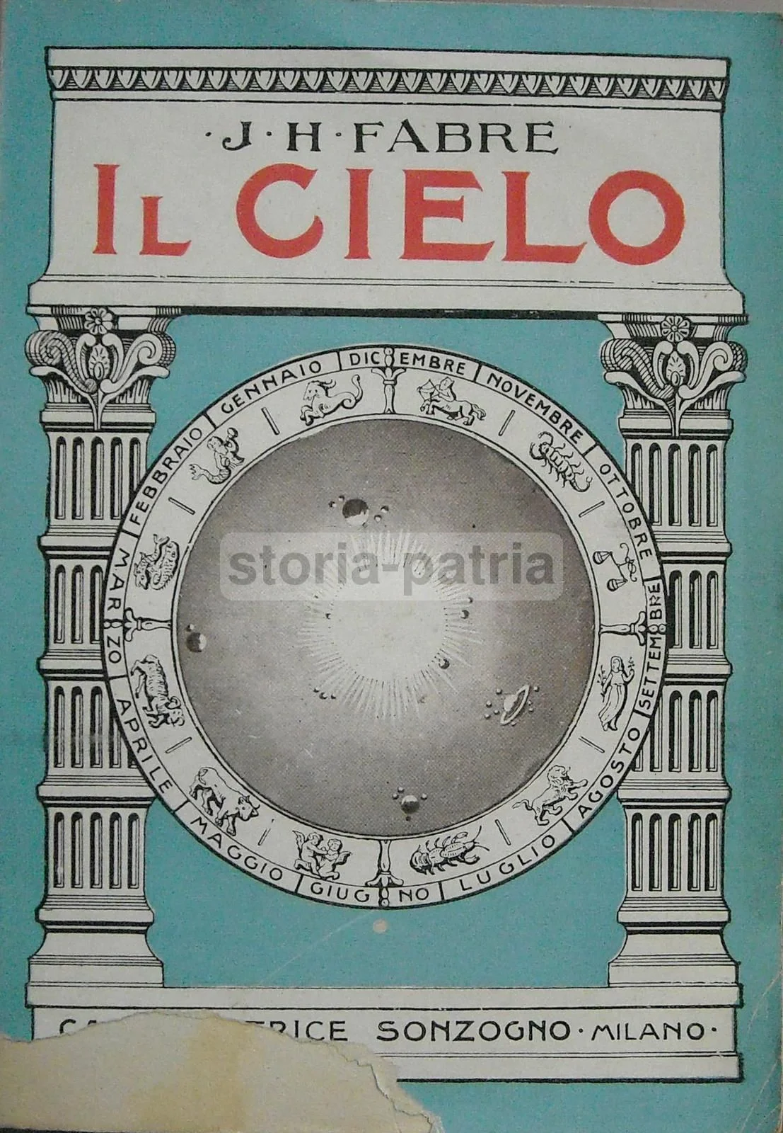The Sky of J.H. Fabre: Astronomy, Cosmography, Sonzogno, 1920s