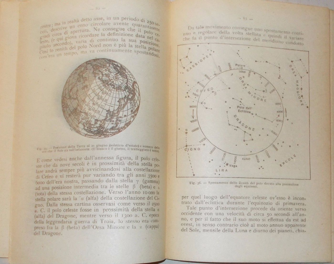 I Cieli Di Arturo Uccelli, Vallardi 1920, Astronomia E Cosmologia