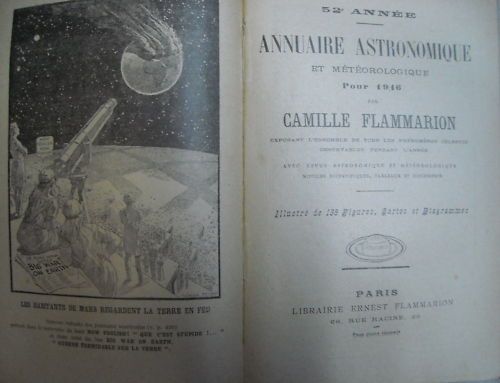 Annuaire Astronomique Et Météorologique 1916 Camille Flammarion Illustrato
