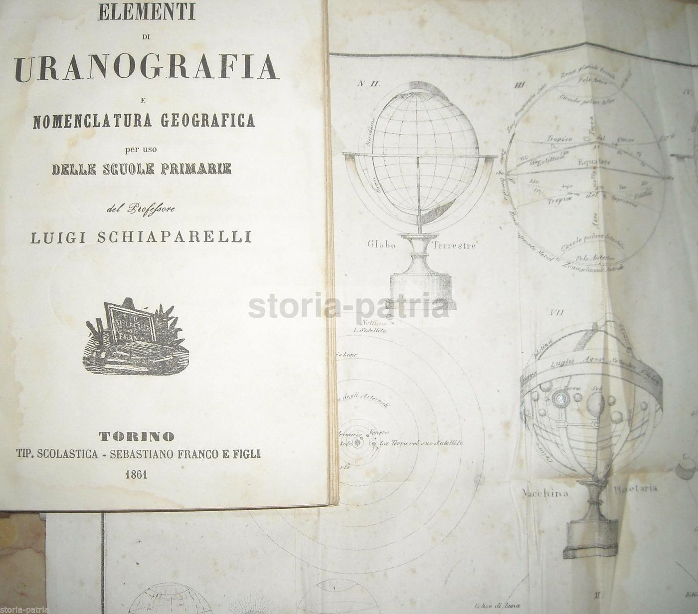 Luigi Schiaparelli   Uranografia E Nomenclatura Geografica (1861)