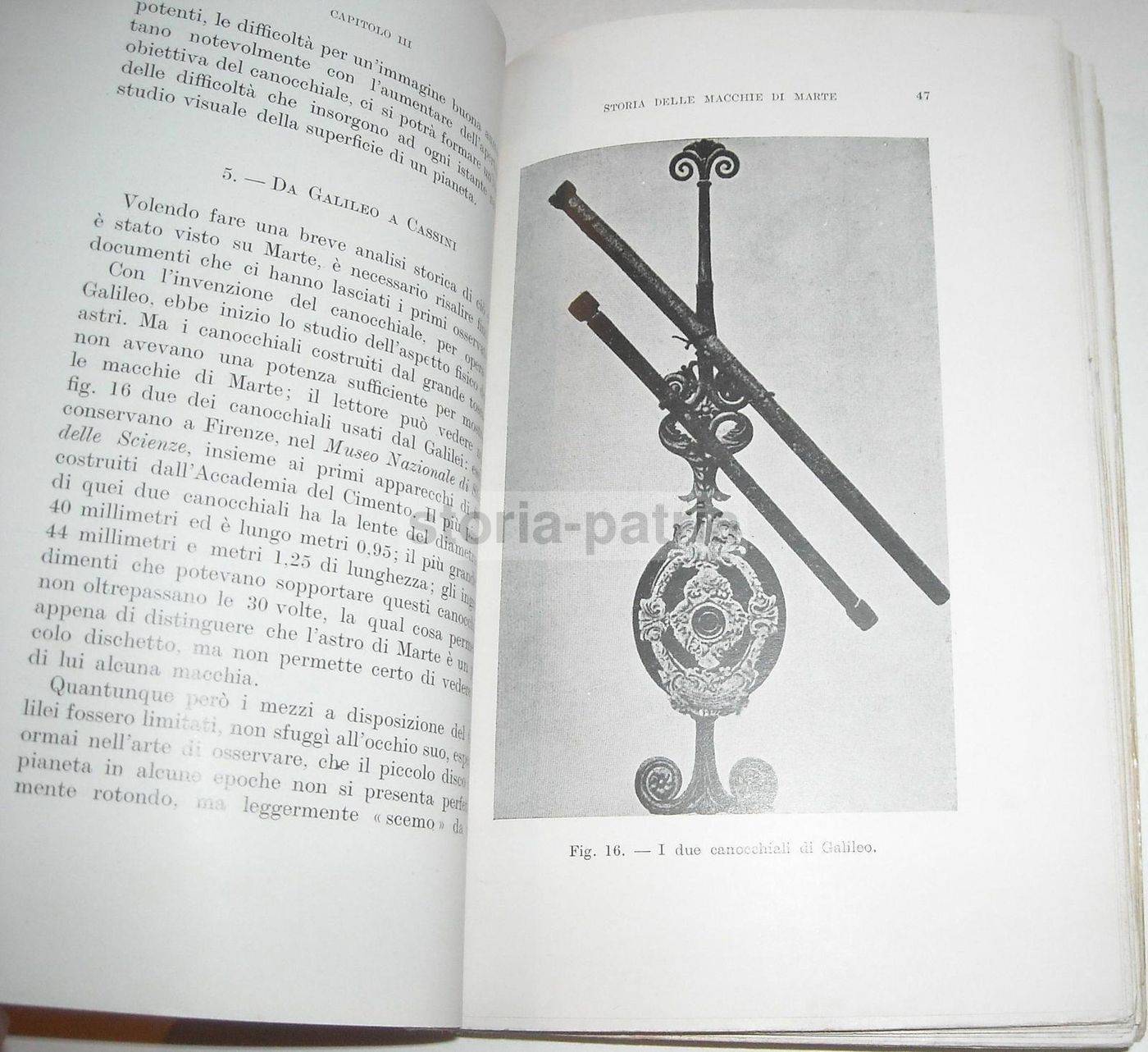 Il Pianeta Marte Di Mentore Maggini, Hoepli 1939, Astronomia