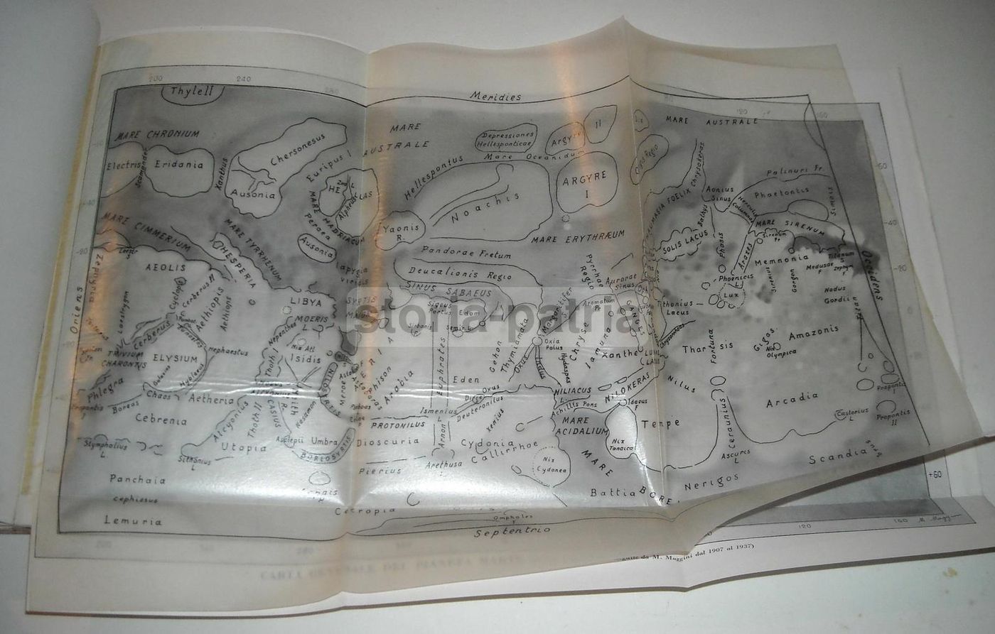 Il Pianeta Marte Di Mentore Maggini, Hoepli 1939, Astronomia
