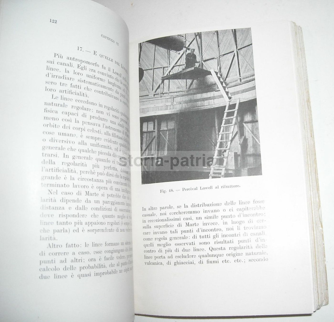 Il Pianeta Marte Di Mentore Maggini, Hoepli 1939, Astronomia