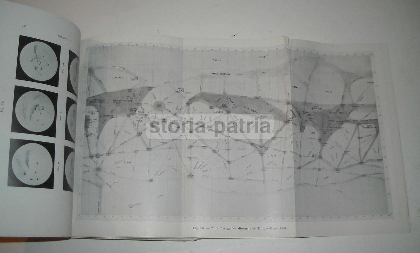 Il Pianeta Marte Di Mentore Maggini, Hoepli 1939, Astronomia