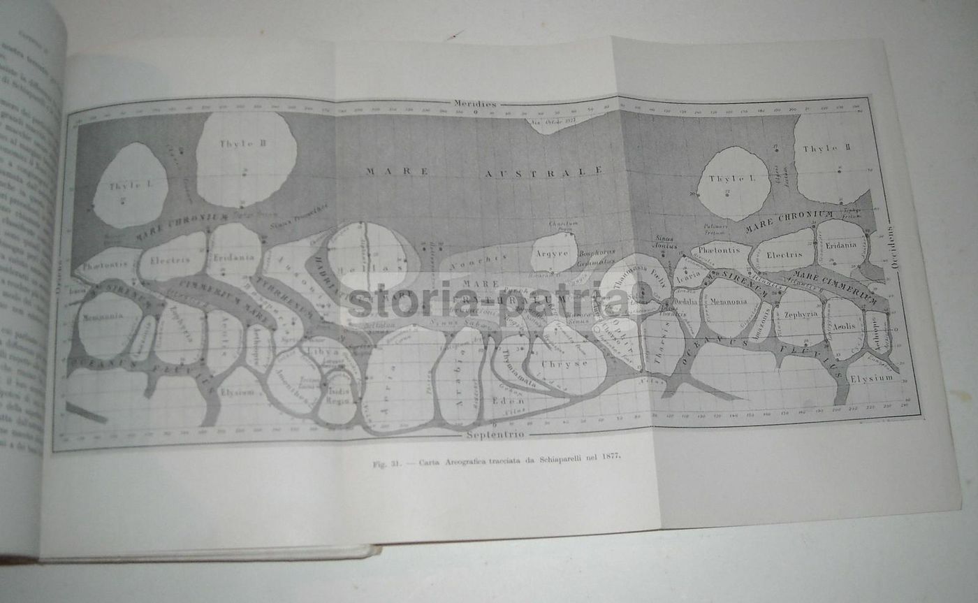 Il Pianeta Marte Di Mentore Maggini, Hoepli 1939, Astronomia