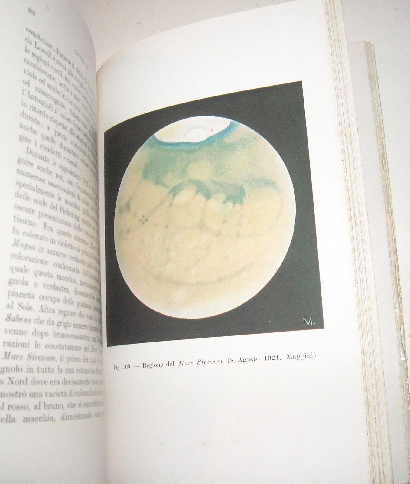 Il Pianeta Marte Di Mentore Maggini, Hoepli 1939, Astronomia