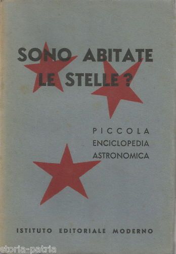 Sono Abitate Le Stelle? Gastone Simoni, 1936