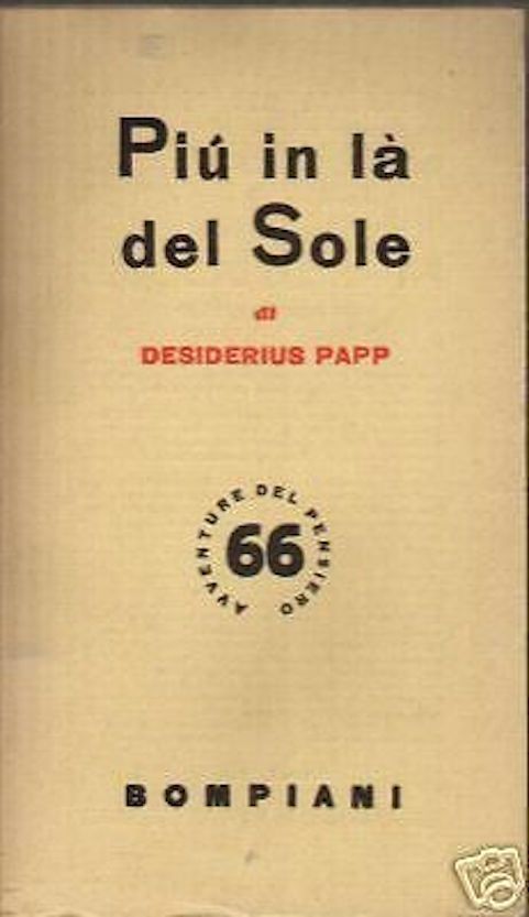 Più In Là Del Sole Di Desiderius Papp 1949 Astronomia Bompiani