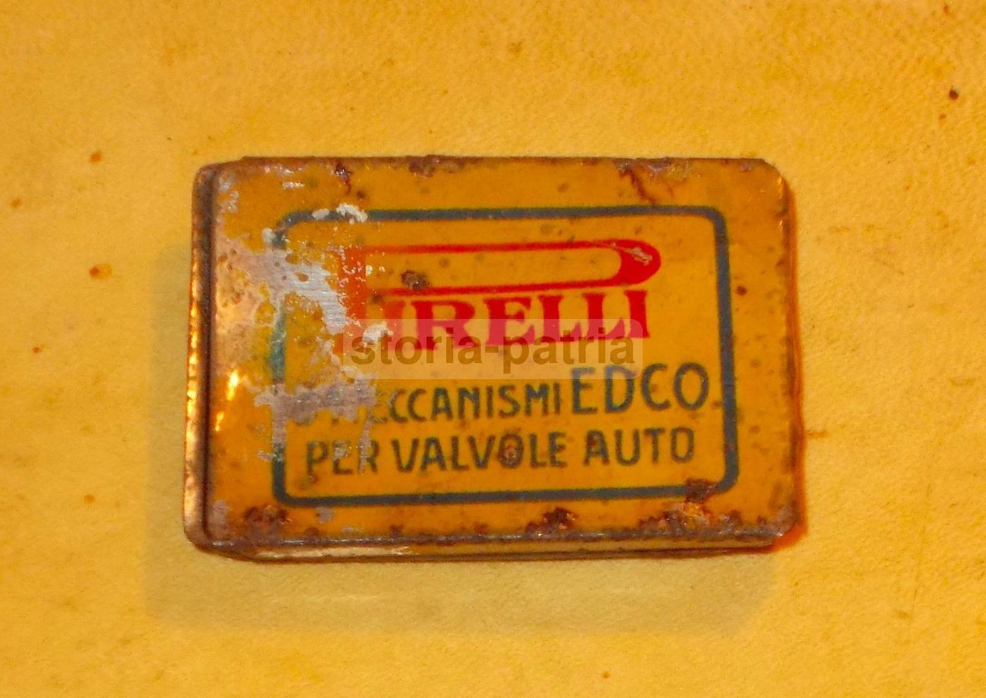Astuccio Pirelli Valvole Auto Edco Anni '20 Pneumatici Epoca