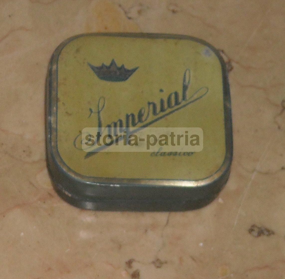 Astuccio Pubblicitario Imperial, Milano Crema, In Latta