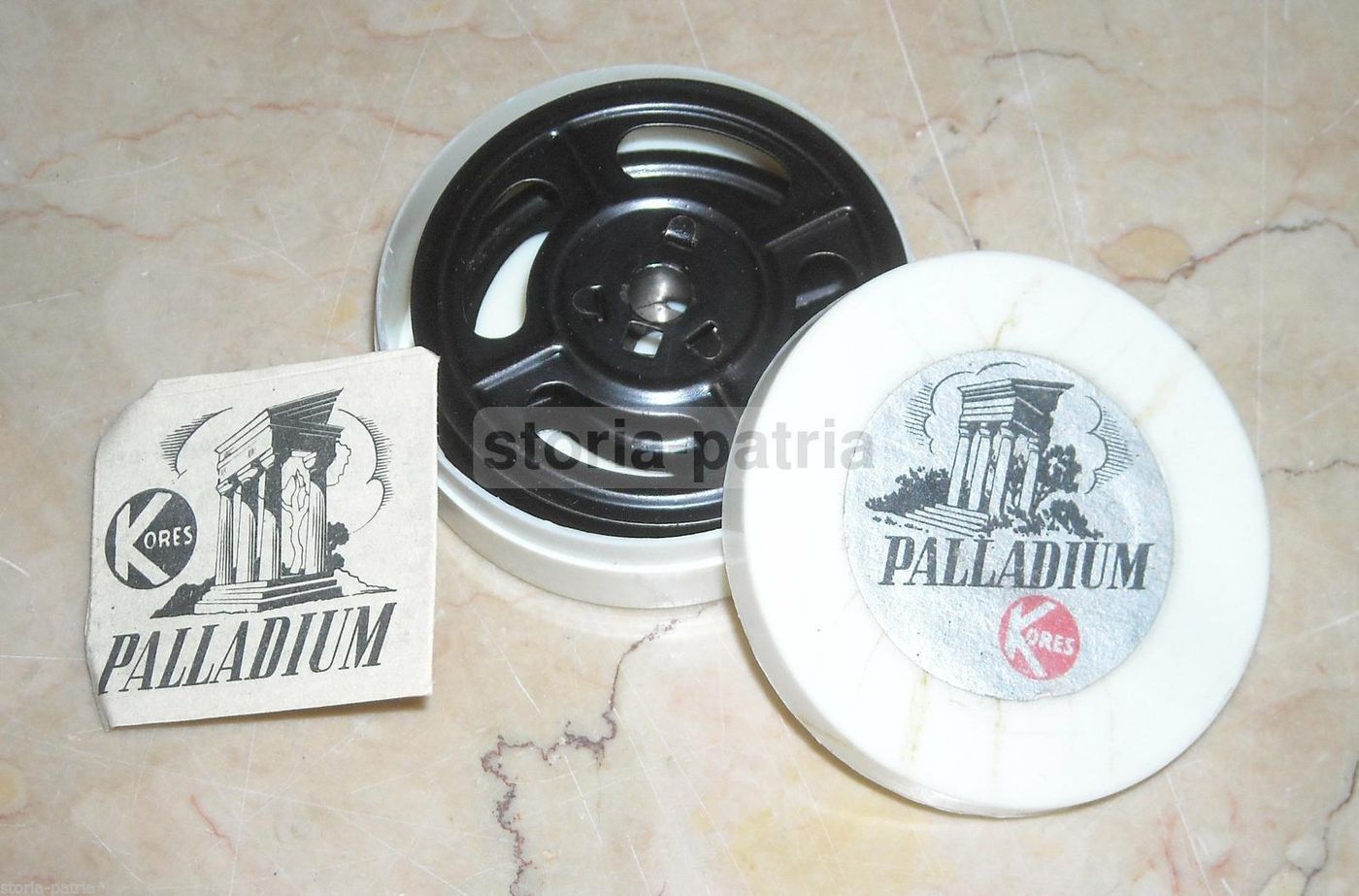 Astuccio Pubblicitario Kores Palladium Carta Carbone Vintage Anni 60