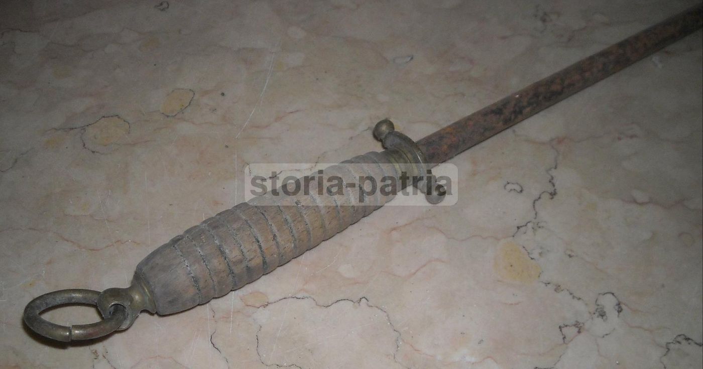 Antico Attrezzo Da Cucina In Metallo E Legno, Fine '800 Inizio '900