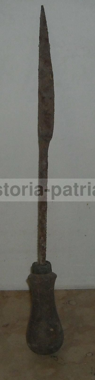 Antica Raspa Metallica Con Manico In Legno (fine '800   Inizio '900)