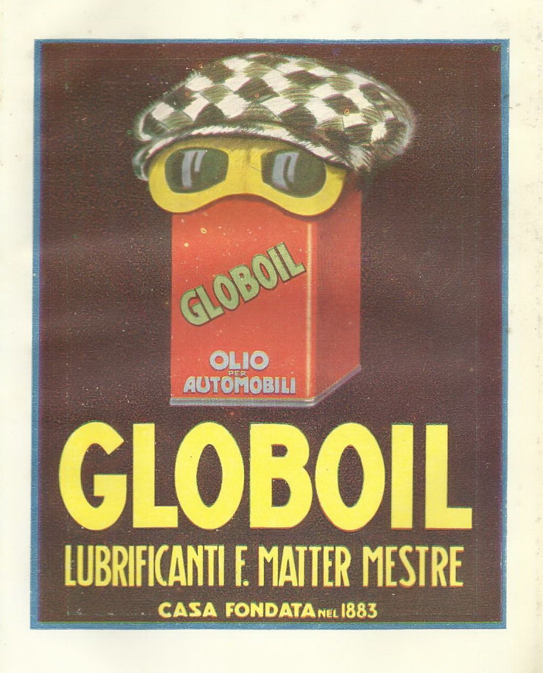Pubblicità Hensemberger Monza E Globoil Mestre, Anni 1920