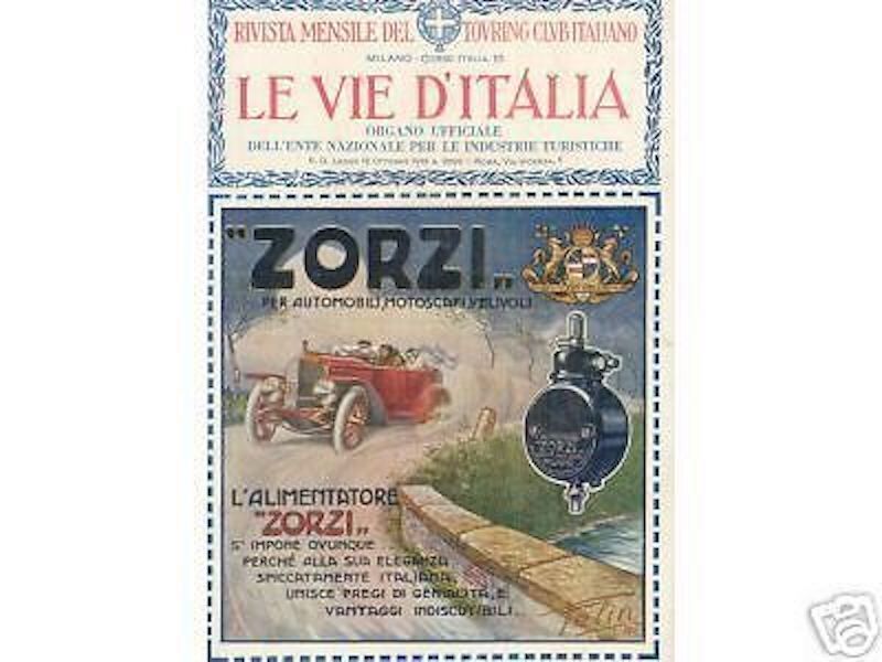 Pubblicità Alimentatore Zorzi Anni '900 Firmata Felin