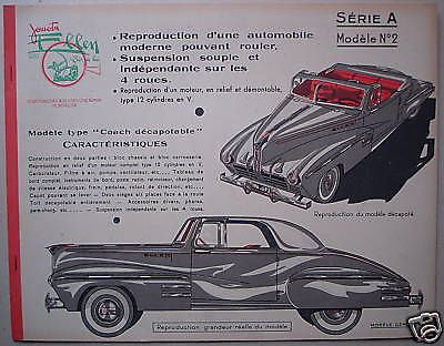 Gioco Di Costruzione Auto d'Epoca Coach Decapottabile Ellen