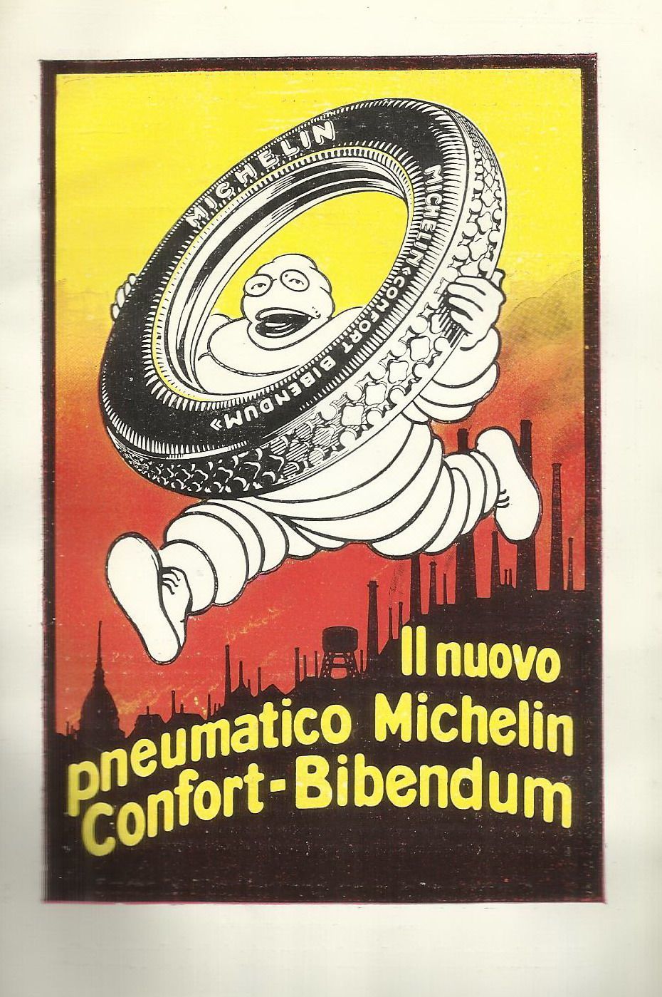 Pubblicità Michelin Bibendum E Gondrand Autotrasporti Anni '20