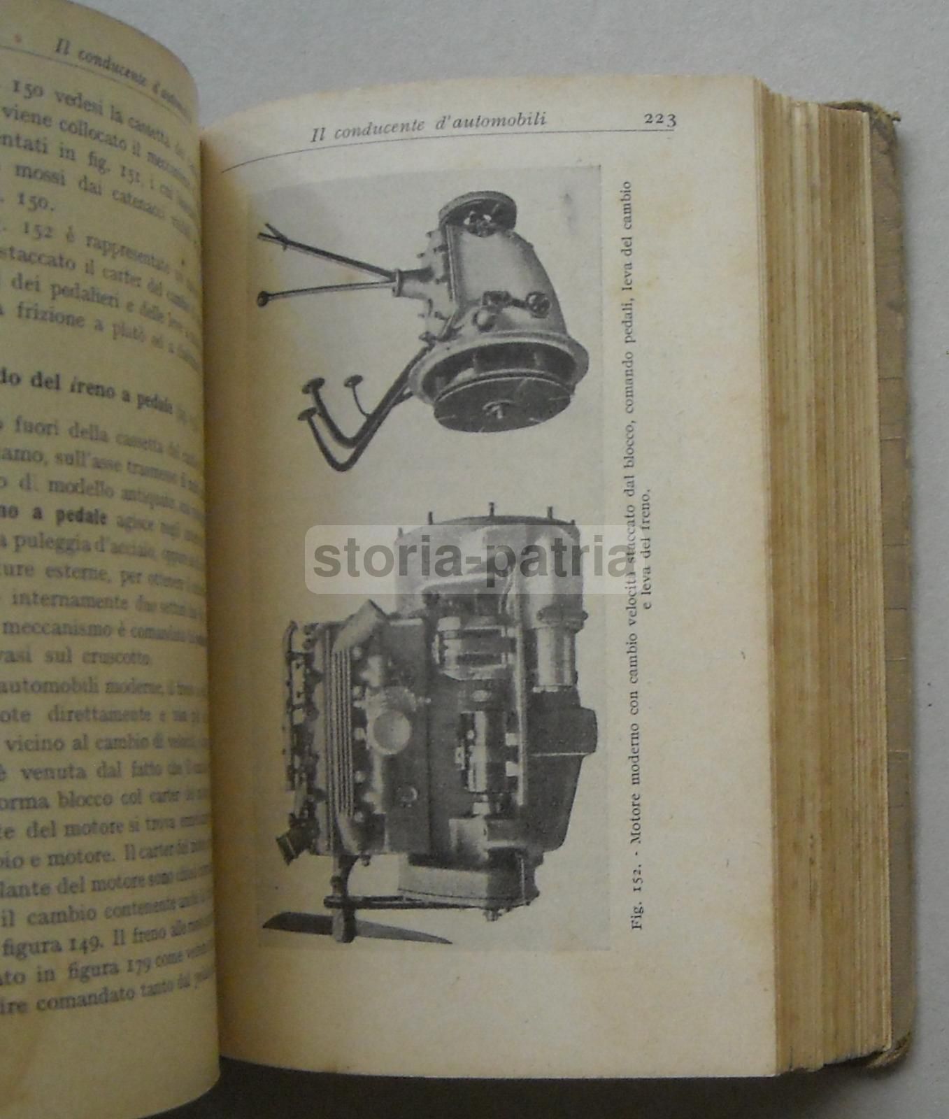 Il Conducente d'Automobili. G. Pedretti. Hoepli, 1930. Manuale Tecnico.
