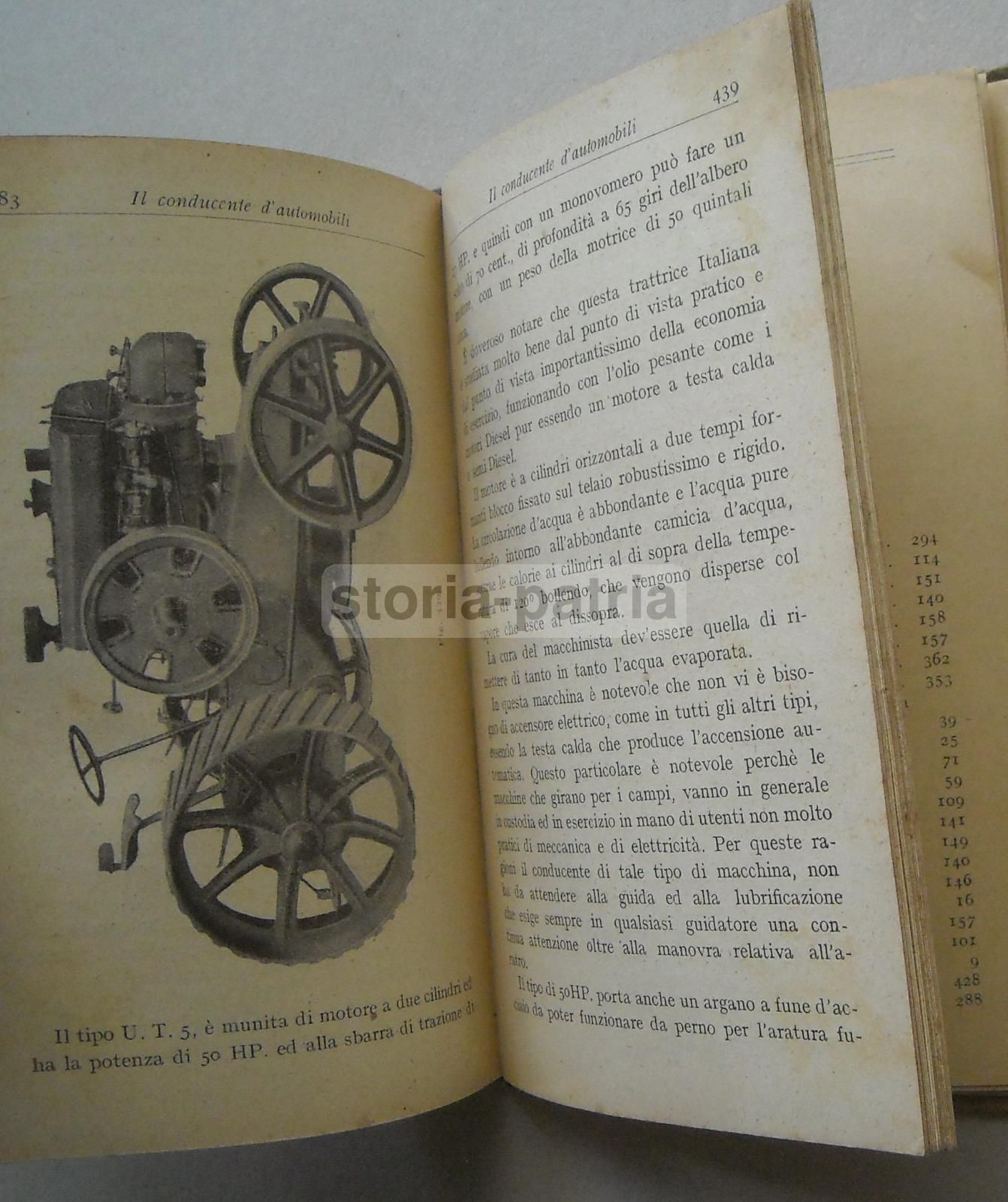 Il Conducente d'Automobili. G. Pedretti. Hoepli, 1930. Manuale Tecnico.