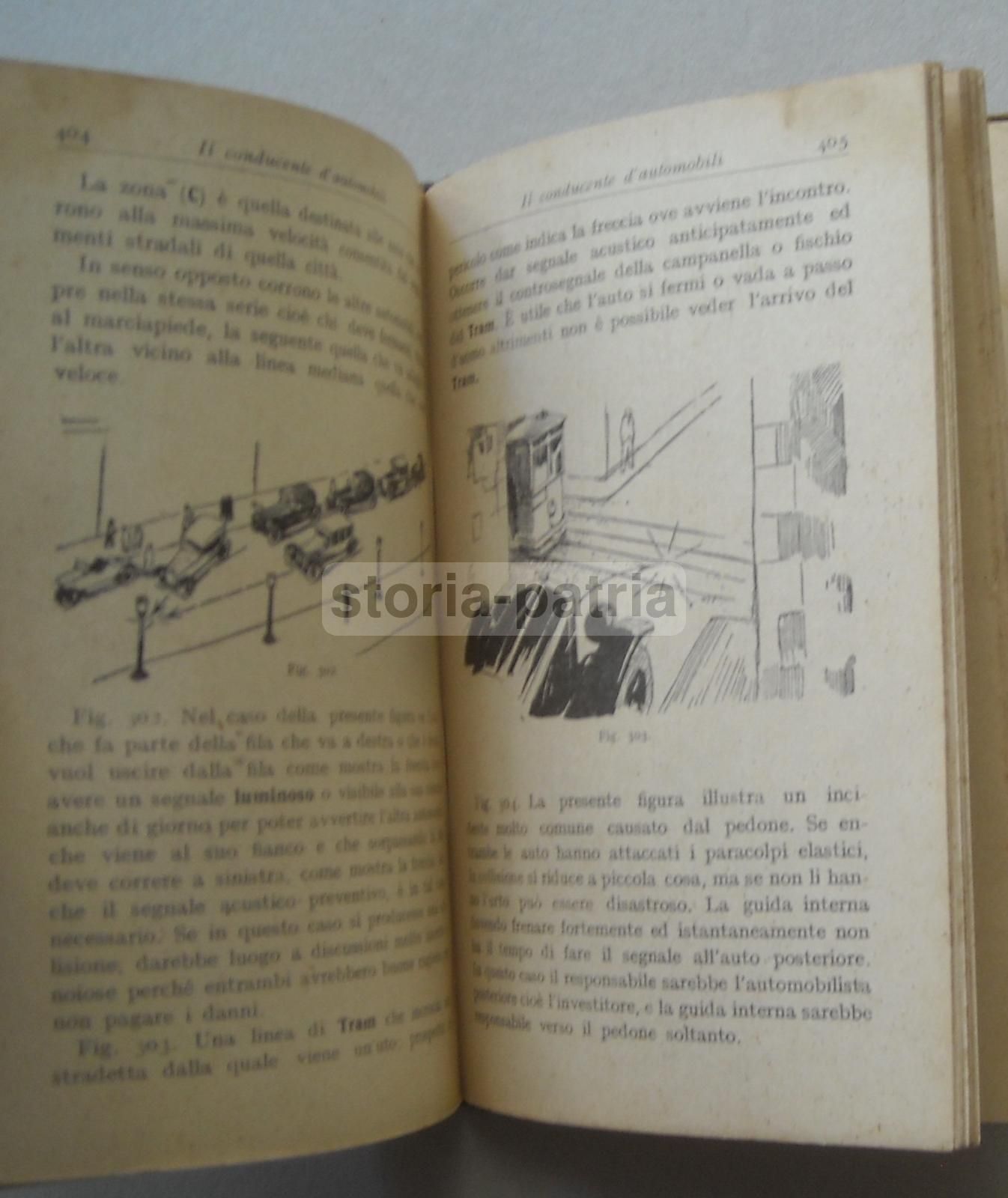 Il Conducente d'Automobili. G. Pedretti. Hoepli, 1930. Manuale Tecnico.