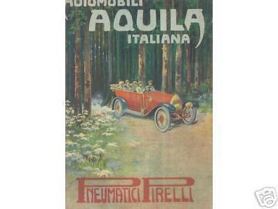 Pubblicità Aquila Italiana, Pirelli E Navigazione Generale Italiana (Genova)   L. Emol, 1900 Circa
