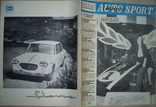 Rivista Auto Sport Italiana, 15 Gennaio 1961