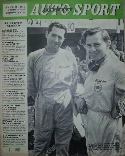 Auto Sport Italiana 1 Gennaio 1961: Monza, Pininfarina E Maserati