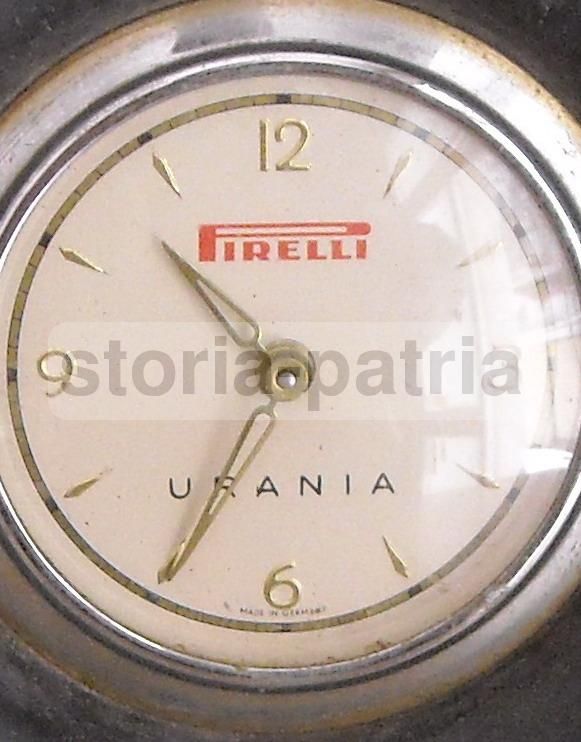 Orologio Pubblicitario Pirelli Urania Rolle Pneumatico Vintage