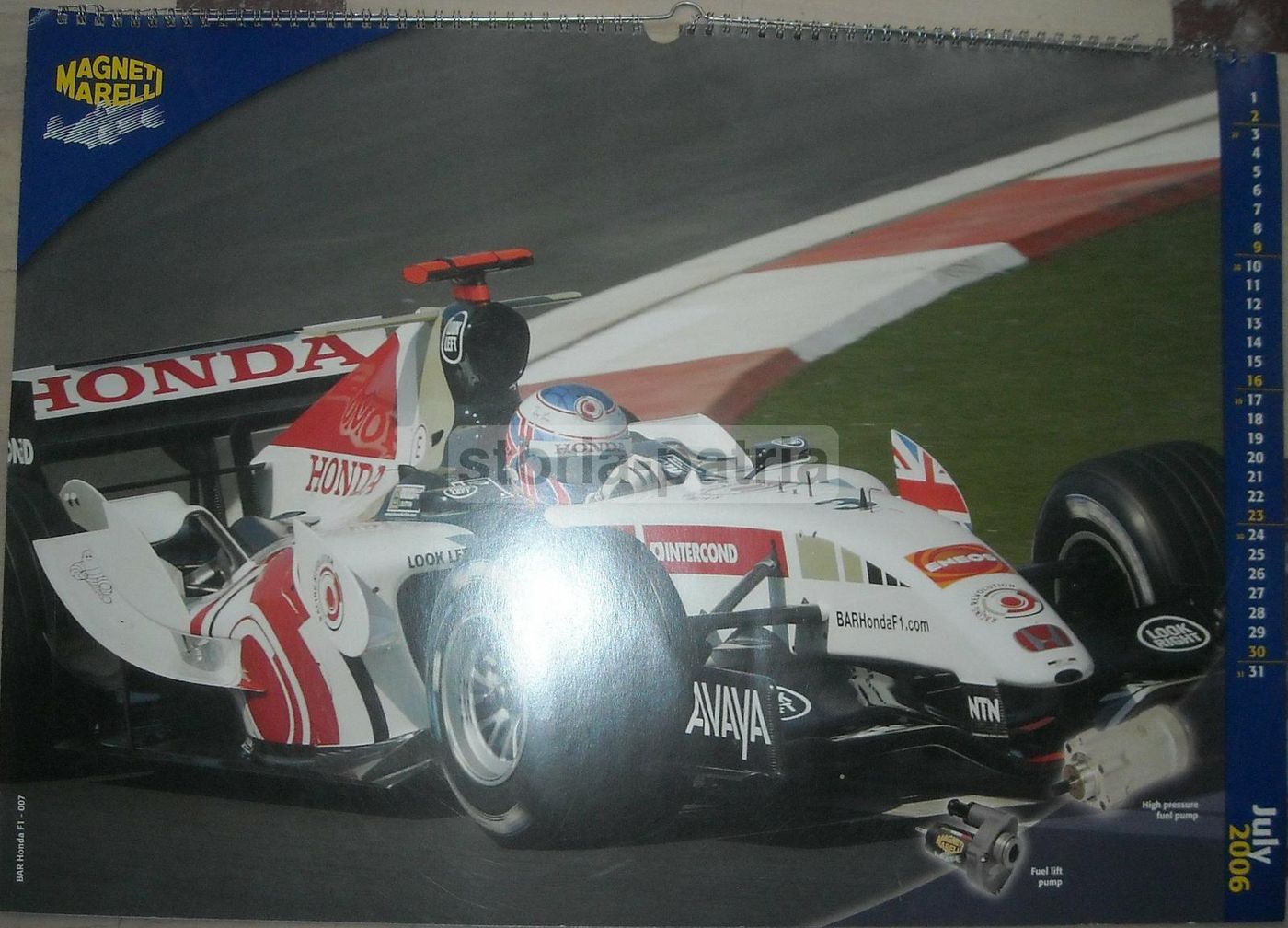 Calendario Magneti Marelli 2006 Corse Auto Moto Formula 1 MotoGP