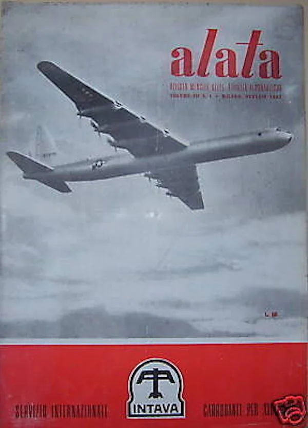 Rivista Alata, Gennaio 1947: Aeronautica e Aviazione Illustrata d'epoca