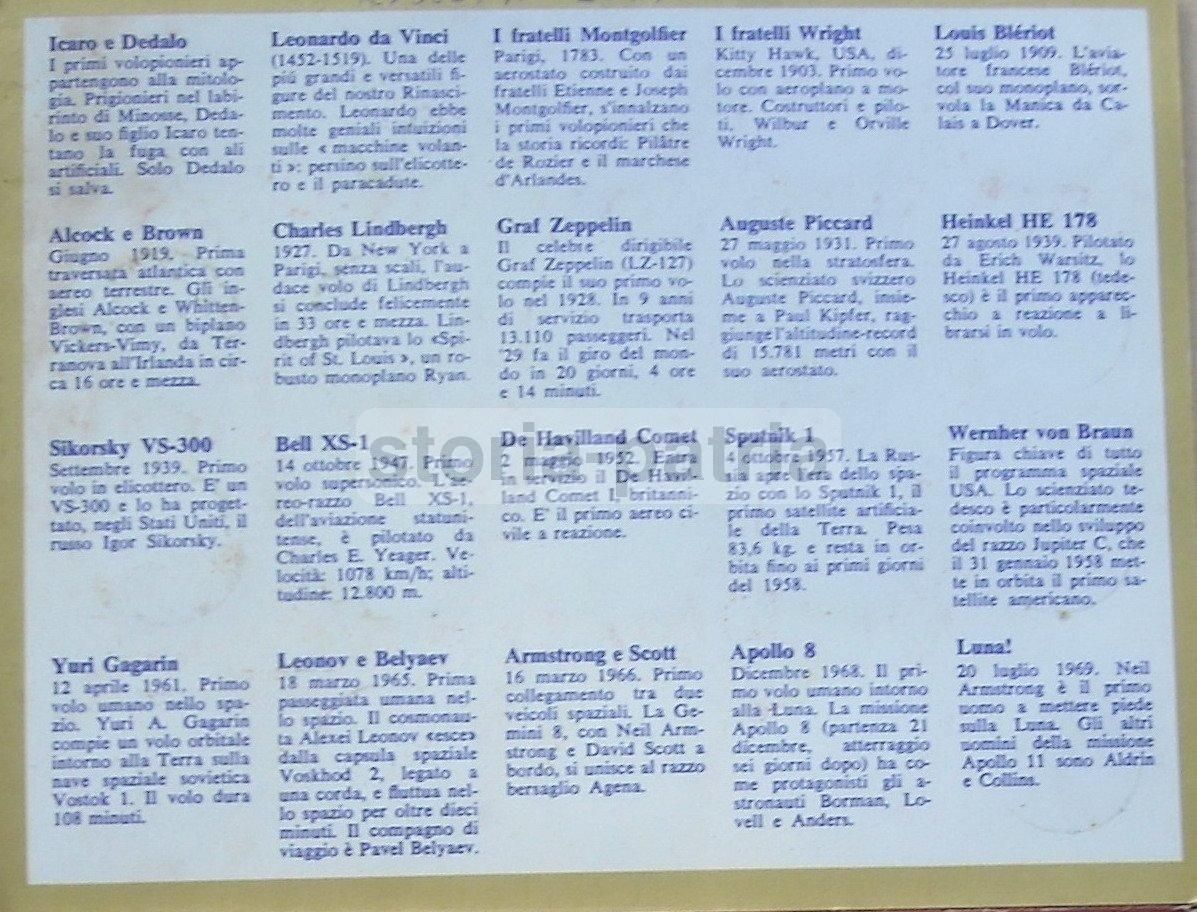 Collezione 20 Medaglie Storia Aviazione Astronautica Shell Anni 70