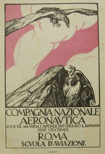 Compagnia Nazionale Aeronautica Roma 1928 Magneti Marelli Balbo