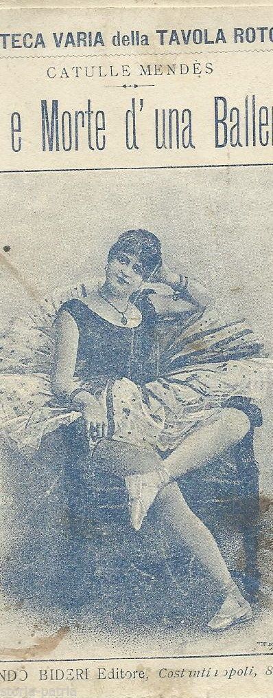 Vita E Morte d'Una Ballerina, Catulle Mendès, 1892, Teatro San Carlo, Napoli