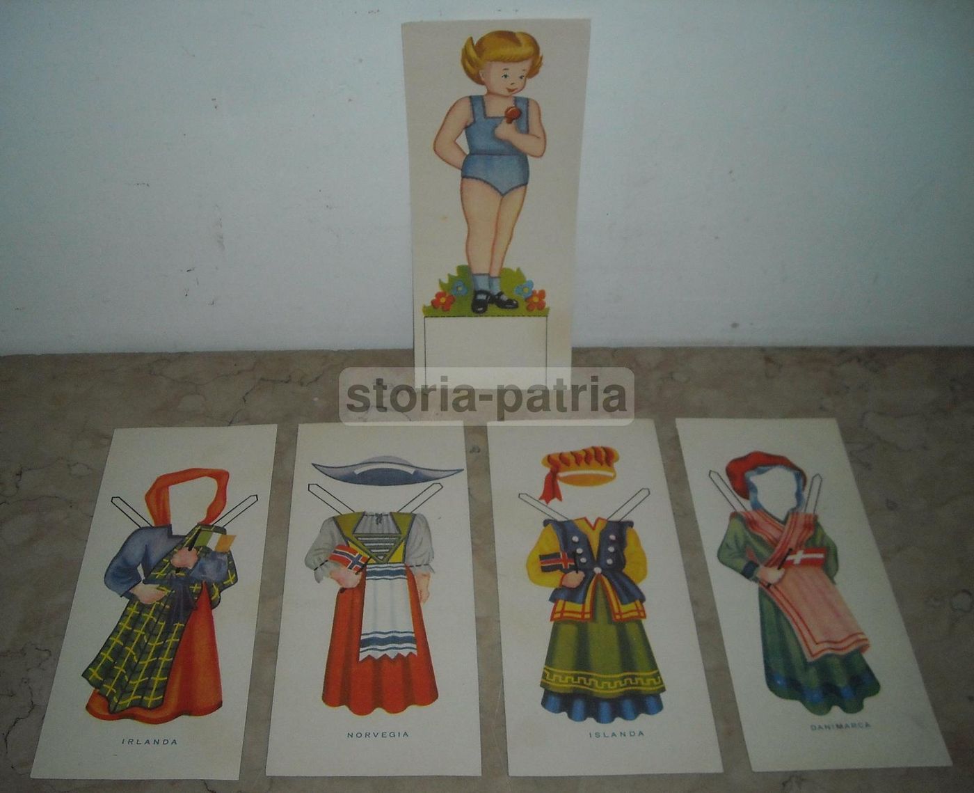 Bambola Da Vestire: Costumi Folklorici Scandinavi, Anni '30 '40