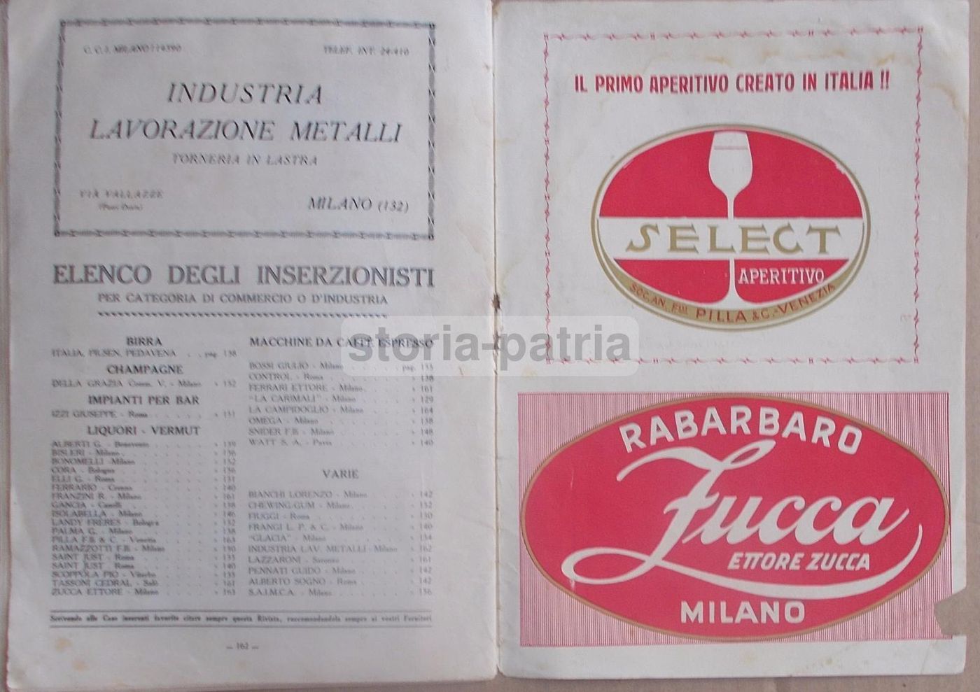 Il Bar 1927: Rivista Per Caffè, Ristoranti E Pubblicità (Strega, Isolabella)