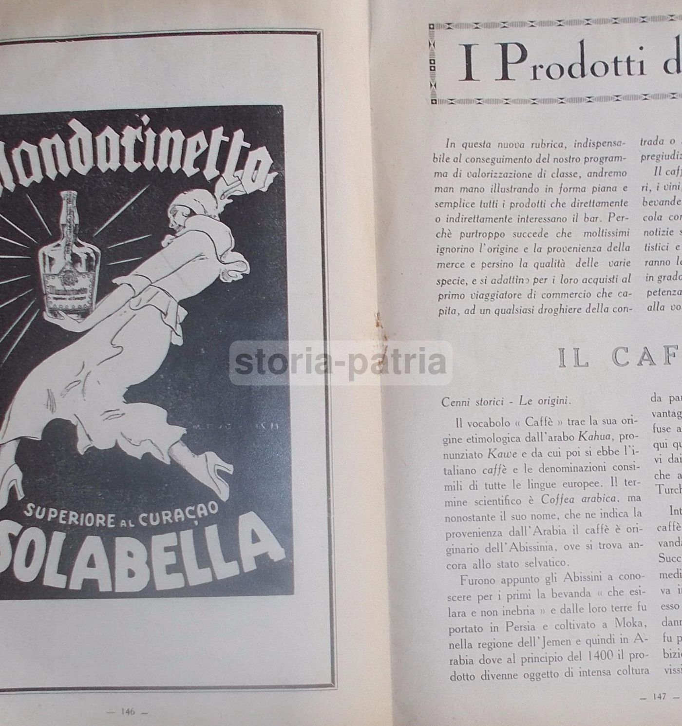 Il Bar 1927: Rivista Per Caffè, Ristoranti E Pubblicità (Strega, Isolabella)