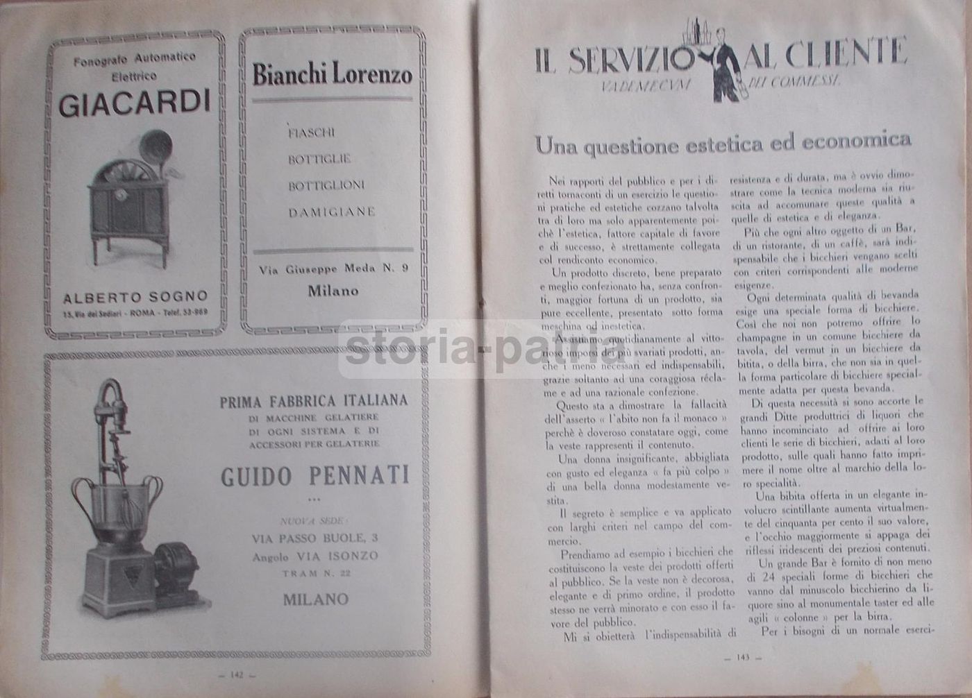 Il Bar 1927: Rivista Per Caffè, Ristoranti E Pubblicità (Strega, Isolabella)