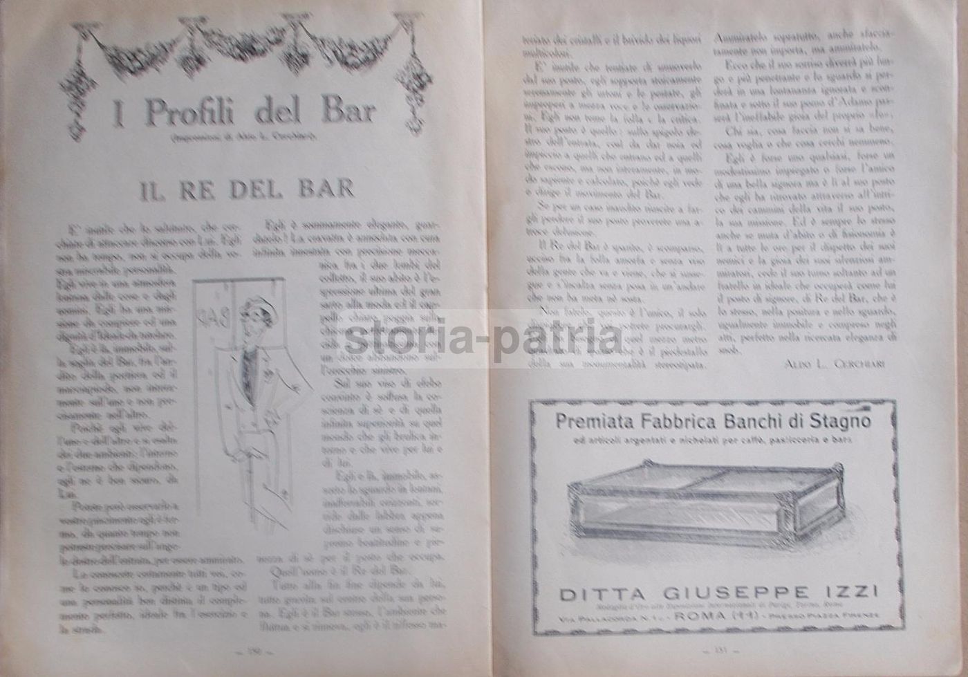 Il Bar 1927: Rivista Per Caffè, Ristoranti E Pubblicità (Strega, Isolabella)