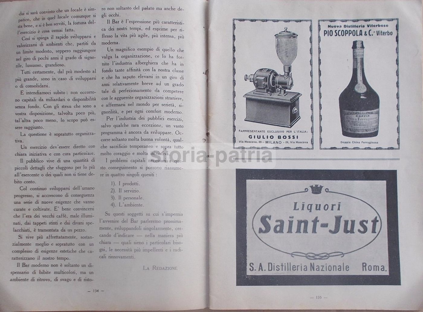 Il Bar 1927: Rivista Per Caffè, Ristoranti E Pubblicità (Strega, Isolabella)