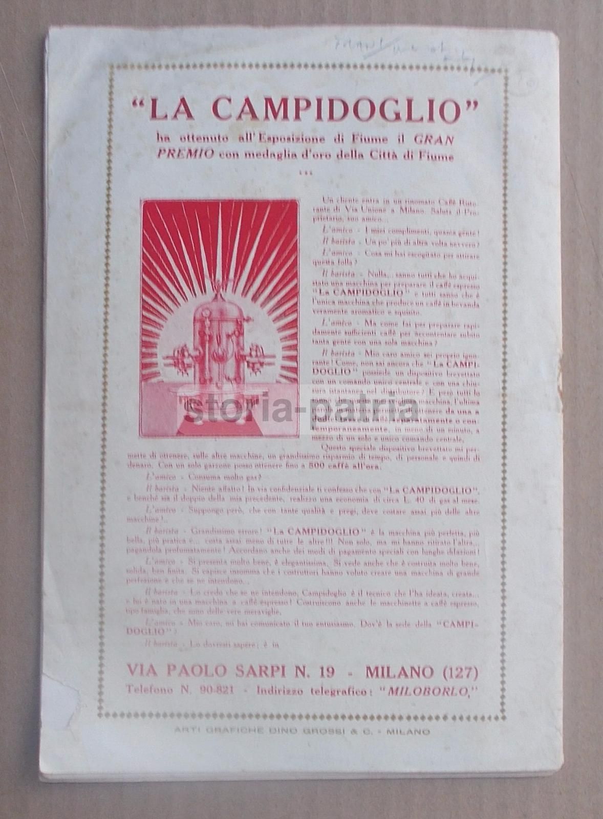Il Bar 1927: Rivista Per Caffè, Ristoranti E Pubblicità (Strega, Isolabella)