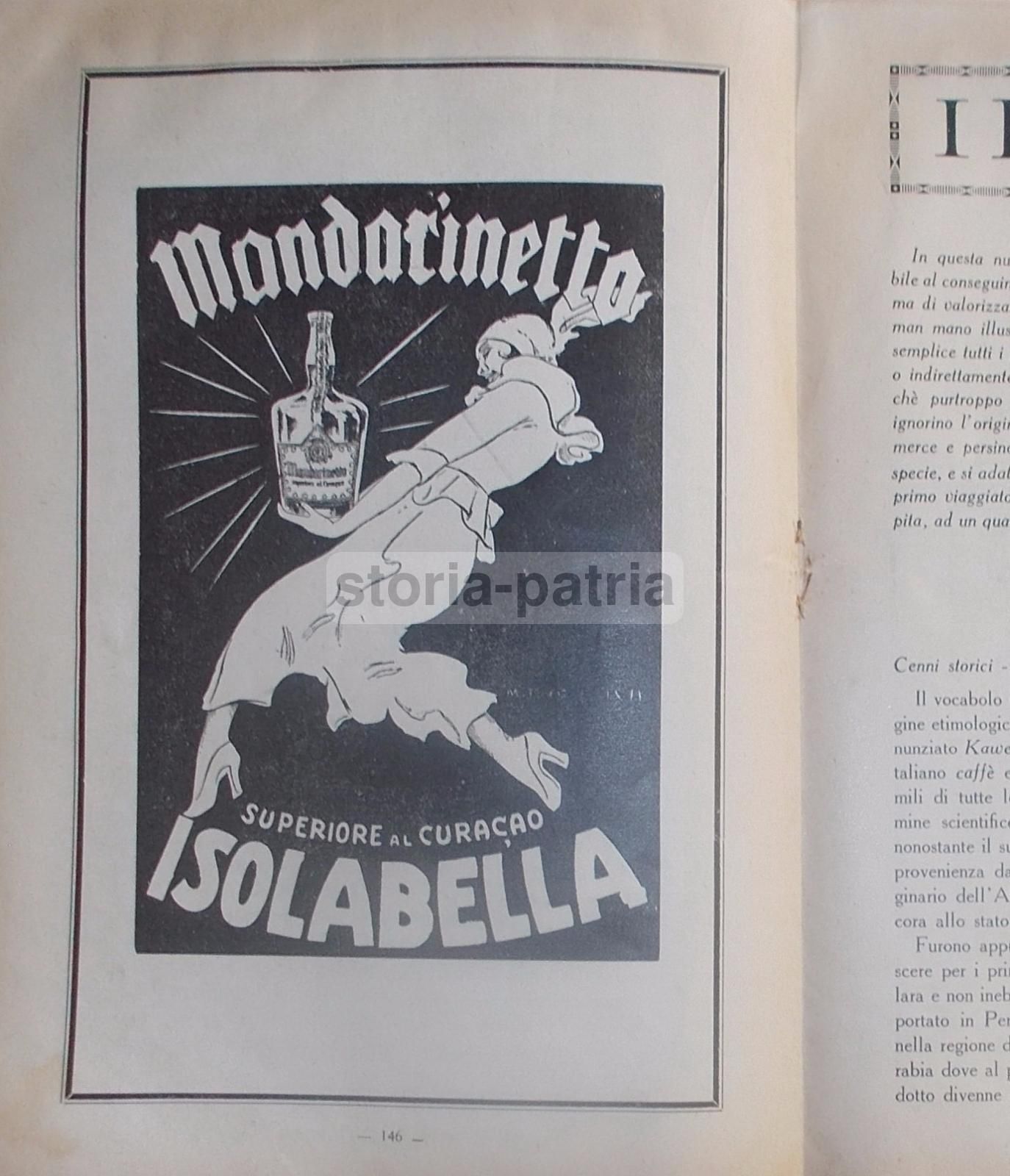 Il Bar 1927: Rivista Per Caffè, Ristoranti E Pubblicità (Strega, Isolabella)