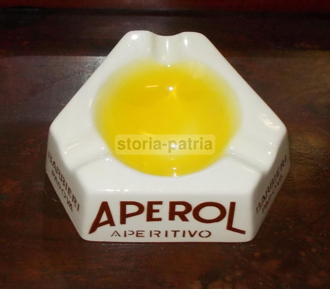 Posacenere Aperol Barbieri Padova Ceramica Malatestiana Rimini