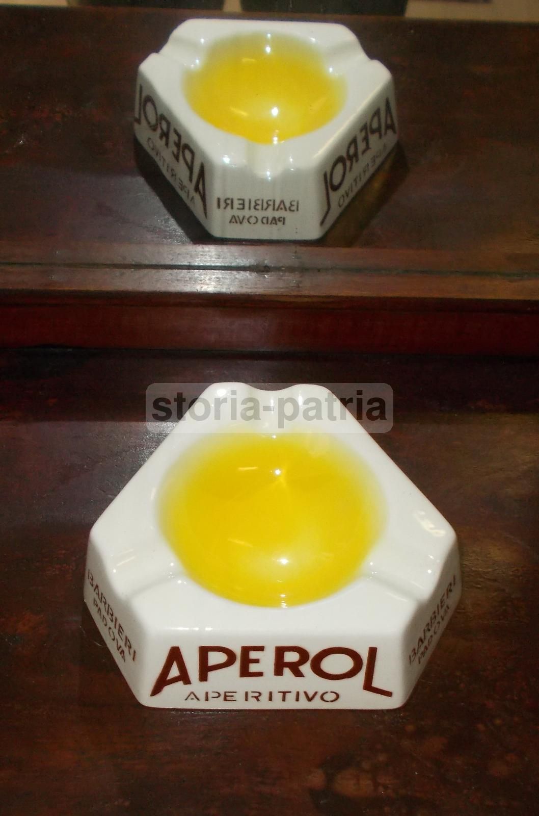 Posacenere Aperol Barbieri Padova Ceramica Malatestiana Rimini
