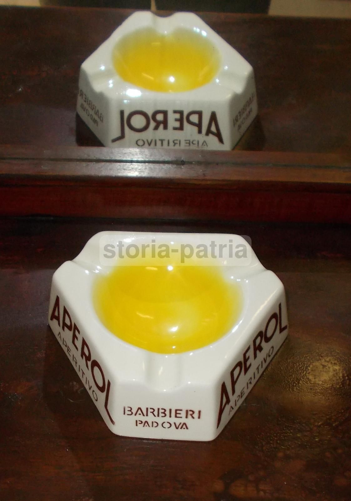 Posacenere Aperol Barbieri Padova Ceramica Malatestiana Rimini